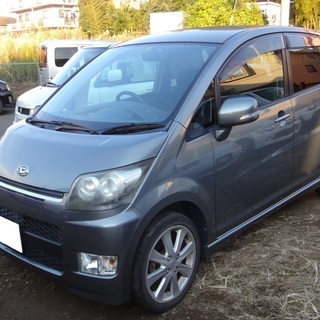 ムーヴカスタム！ターボ！HID！リヤスモーク！ワンオーナ！純正ア...