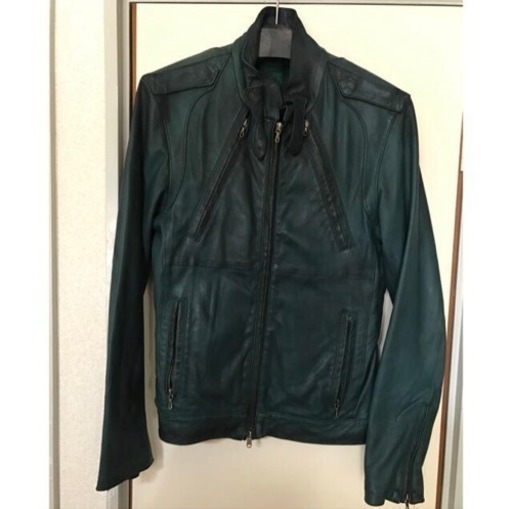 最終値引き❗️Iroquois【イロコイ】ノーカラーレザージャケット Iroquois レザー ジャケット 最終値引き❗️Iroquois【イロコイ