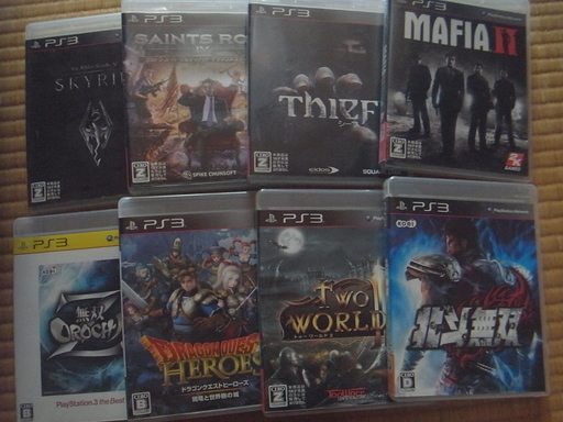 ＰＳ３　ソフト　８本セット