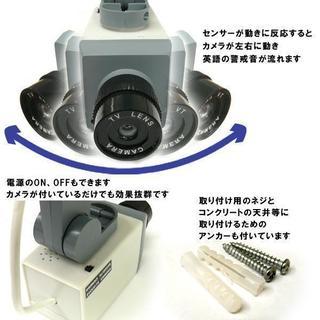 センサー付　ダミー防犯カメラ の画像