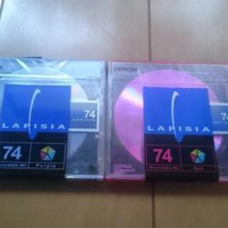 新品 未使用 DENNON MD 74分 2枚 セットの画像