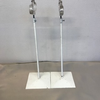 ディスプレイポール3本、スカーフネクタイなどを飾る用の画像