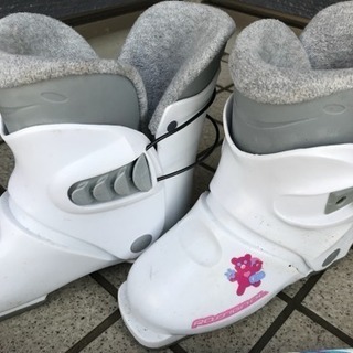 女児用スキーセット(板・ポール・ビンディング・ブーツ)の画像