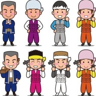建設現場作業員  《足場、鉄骨、鍛治》