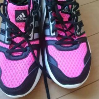 新品 アディダス adidas レディース スニーカー 24.0cm ピンク          の画像