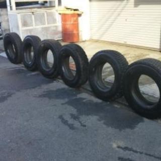 225/80R17.5 6本スタッドレス ブリヂストン トラック...