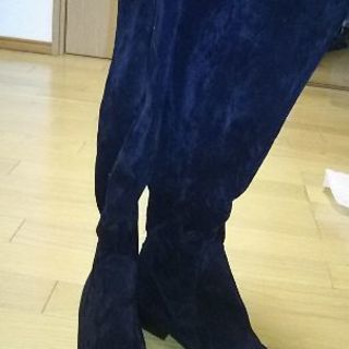 Lサイズ 黒ロングブーツ 新品未使用