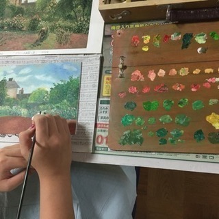【募集】東貝塚駅徒歩4分☆子どもから大人までの油絵教室の画像