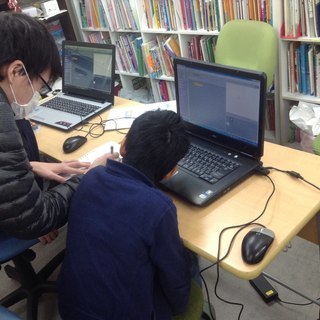 ゲームをする側からゲームを作る側へ。　小学生プログラミング教室