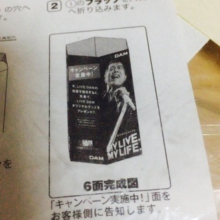 【激レア 新品未使用】(非売品) 矢沢永吉 LiveDAM五角、六角形卓上ポップの画像