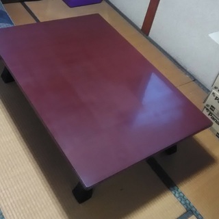 訳あり家具　和のテイスト食卓テーブルの画像