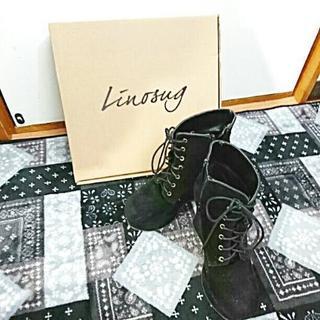 21日迄格安出品！新品☆ショートブーツ(LL/黒)※郵送※