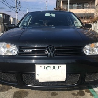 車検31年3月ゴルフ4GTI 5速ターボ 黒革レカロ