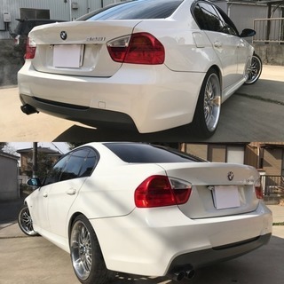 値下げ！BMW 323i Mスポーツ 19インチAW ナビ カスタム車 e90 ホワイトの画像