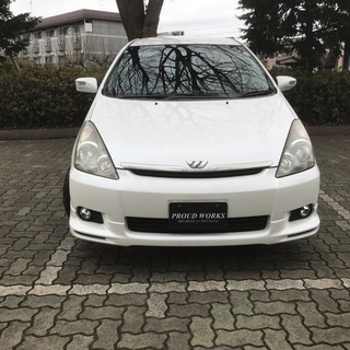 車検がっつり！ウィッシュ　ナビ　ETC　TV　社外アルミ付き！の画像