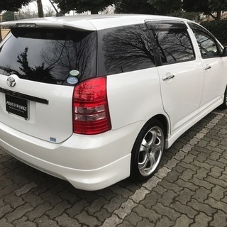 車検がっつり！ウィッシュ　ナビ　ETC　TV　社外アルミ付き！の画像
