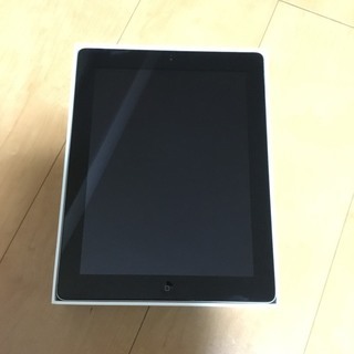 ①iPad Retina（Wi-Fi,32GB,黒：第4世代）②純正スマートカバー（ミスト・ブルー）