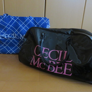 セシルマクビー(CECIL McBEE)ボストンバッグ(黒)&2...