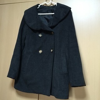 冬コート ファーつきの画像