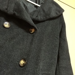 冬コート ファーつきの画像