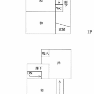 投資物件利回り12.5%館林市諏訪町戸建　5DK 499万円　91㎡　駅まで徒歩16分　簡易リフォーム予定　軽3台可か - 館林市