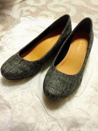 【新品】ウェッジソールパンプス 23cm