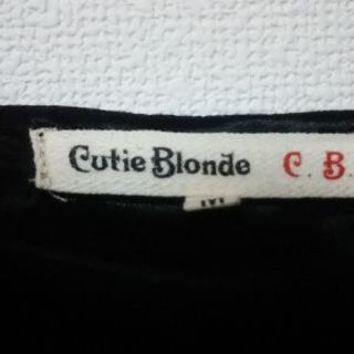 ※4/5まで※Cutie Blonde ワンピース レース 黒 Mサイズの画像