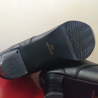 編み上げブーツ 黒 23.5cm 卒業式の袴にも合います 試着できますの画像
