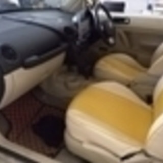 フォルクスワーゲン ニュービートルEZ　HDDナビ　GH-9CBFS　70500キロ　ベージュの画像