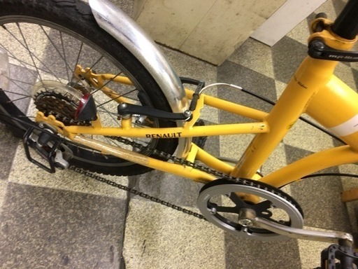 5241]RENAULT ルノー折りたたみ自転車18インチ外装6段変速