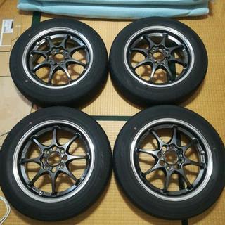 アルミ鍛造 レイズCE28KC  14インチタイヤホイールセットの画像