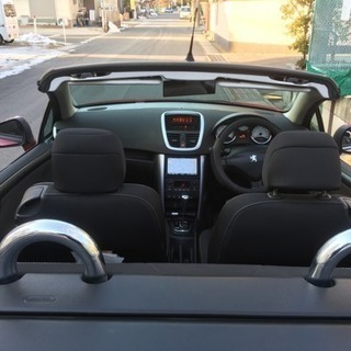 【コミコミ価格】プジョー207CC  オープンカー  内外装極上 車検付き HDDナビ ETC 装備多数の画像