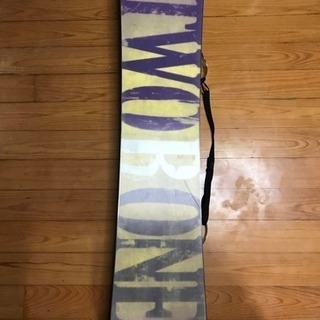 スノーボード 板 ビンディング セット 154 ケース付きの画像