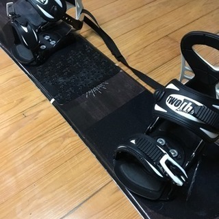 スノーボード 板 ビンディング セット 154 ケース付きの画像
