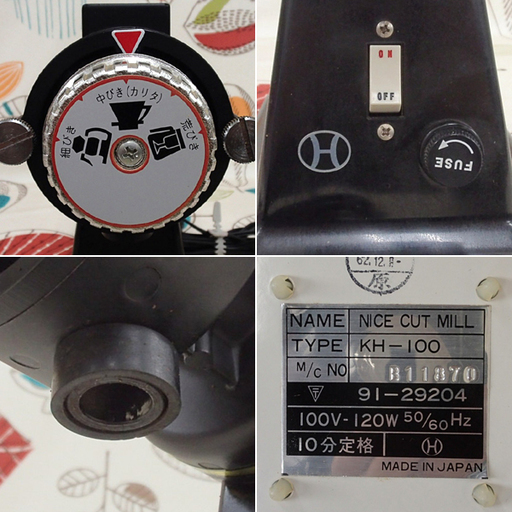 ♪カリタ Nice Cut Mill 電動コーヒーミル KH-100♪