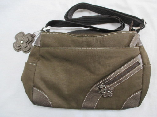 (B-143) ショルダーバッグ nicolettamoretti ブラウン系 ※中古品
