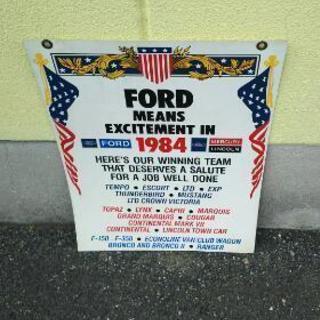 ②アメリカ自動車看板　FORD  フォード看板