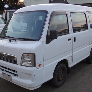 キーレス、Pウィンドウ付のサンバーバン！事故歴無！車検2年付！早...