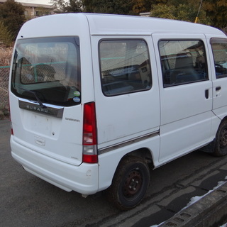 キーレス、Pウィンドウ付のサンバーバン！事故歴無！車検2年付！早い者勝ち！の画像