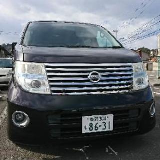 車検付き 18年式 エルグランド ハイウェイスター4WD 8人乗...