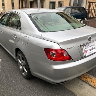 トヨタ マークX 車検二年付 カロッツェリアHDDナビフルセグ、分割可能の画像