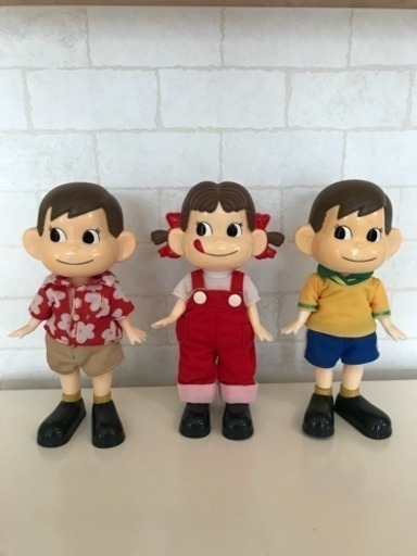 ペコちゃん ポコちゃん フィギュア セット  人形