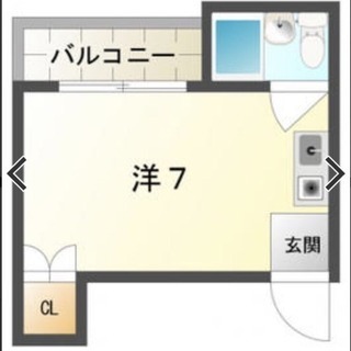 リフォーム済 古川橋駅徒歩 門真市 1R 初期費用ゼロ‼️家具家電付き