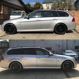 値下げ！320i Mスポーツ 新品19インチAW BMW ツーリングワゴン e91 TRG 地デジの画像