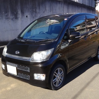 人気のムーヴカスタム！ブラック！スマートキー！車検長い！乗って帰...