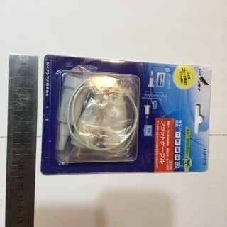 アンテナ線の引き込みに！サッシの隙間を通せます。