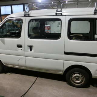 スズキ　エブリィ　バン　DA62V　平成16年式　16万キロ　PA（ハイルーフ）エンジン、ミッション、デフオイル交換済み　車検平成30年6月10日まで の画像