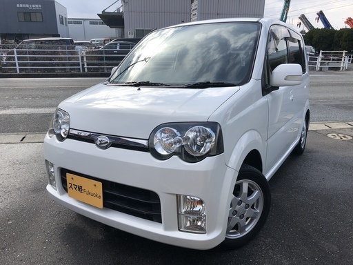 福岡県H17年式ムーヴカスタム白895車検ほぼ2年付き (スマ軽Fukuoka