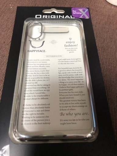 未使用 iPhoneX クリアケース