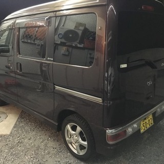 アトレーワゴンカスタム 後期型 雪道最強 4WD ターボ スタッドレスタイヤ装着済み 内外装綺麗です^ ^の画像